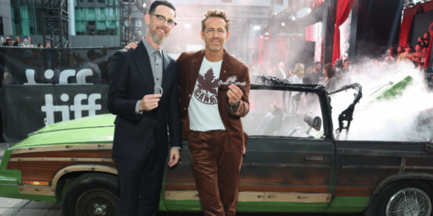 #TIFF25: COLIN HANKS AND RYAN REYNOLDS “JOHN CANDY: I LIK EME” VINTAGE CHRYSLER LEBARON STUNT