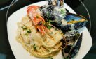 #COOKING: PASTA WITH SHRIMP AND MUSSELS IN WINE-CREAM SAUCE RECIPE