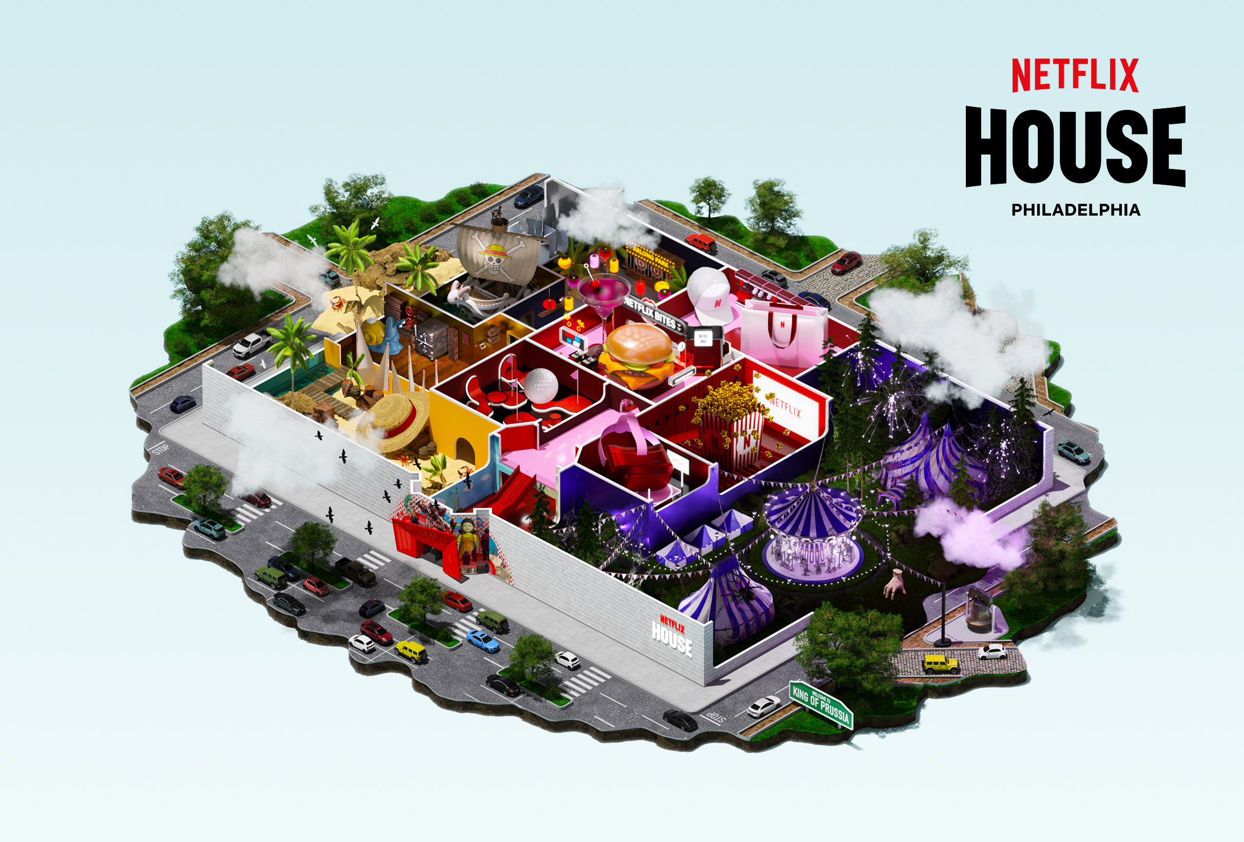 #FIRSTLOOK: NETFLIX HOUSE PHILADELPHIA AND DALLAS