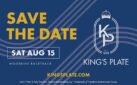 #HORSERACING: 167th RUNNING OF KING’S PLATE WILL TAKE PLACE AUGUST 16, 2026