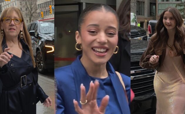 #SPOTTED: CHASE INIFINITI, LUCY HALLIDAY AND ANN DOWD IN TORONTO FOR “THE TESTAMENTS”