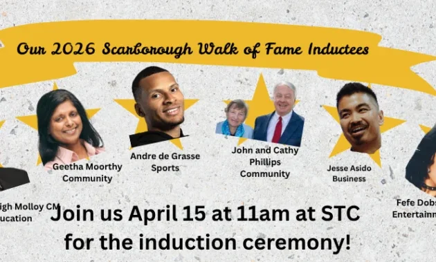 #FIRSTLOOK: SCARBOROUGH TOWN CENTRE TO HOST 2026 SCARBOROUGH WALK OF FAME