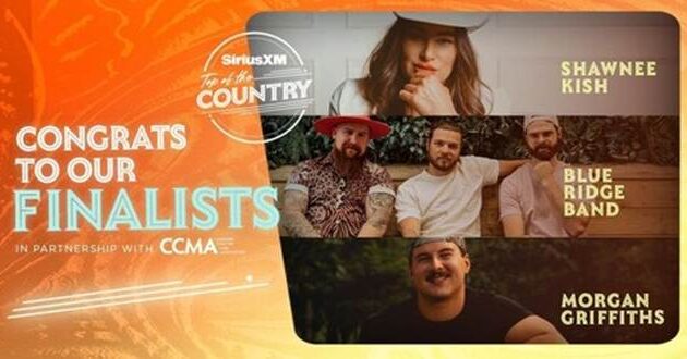 #FIRSTLOOK: SIRIUSXM TOP OF THE COUNTRY COMPETITION 2026 TOP 3 FINALISTS ANNOUNCED
