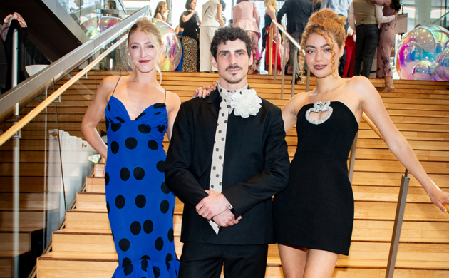 #FIRSTLOOK: HEATED RIVALRY’S KSENIA DANIELA KHARLAMOVA, PIPER GILLES AND PAUL POIRIER AT “MAD HOT BALLET”