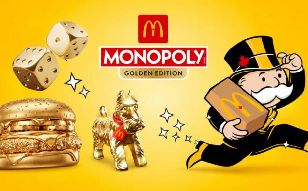 #FOOD: MCDONALD’S CANADA DEBUT “MONOPOLY GOLDEN EDITION”